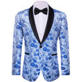 GentCrest Blue Floral Suit - Image 1