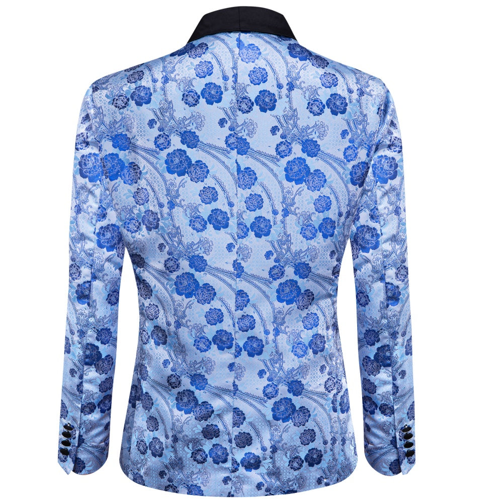 GentCrest Blue Floral Suit - Image 3