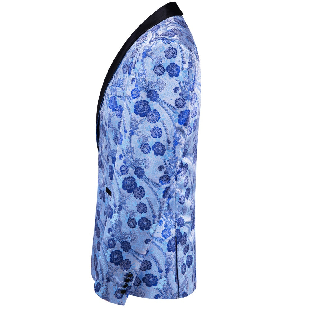 GentCrest Blue Floral Suit - Image 2