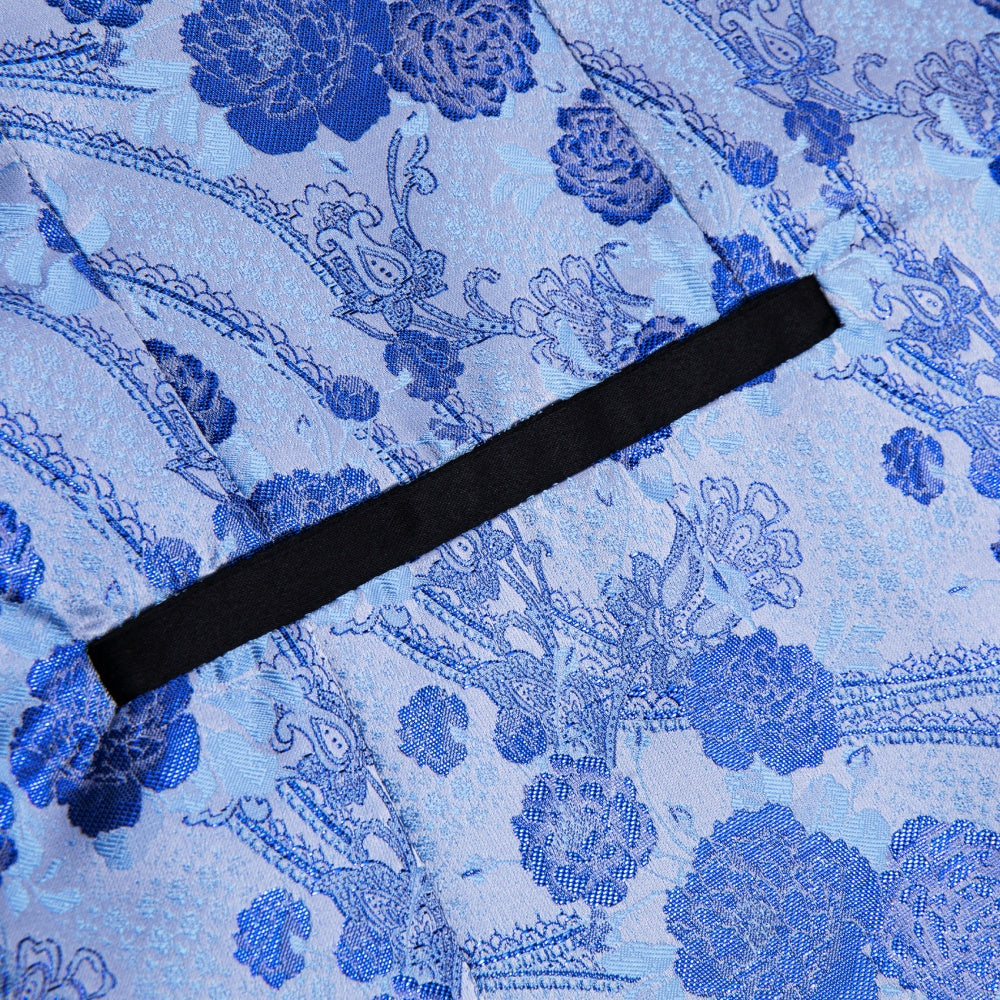 GentCrest Blue Floral Suit - Image 5