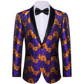GentCrest Purple Floral Suit - Image 1
