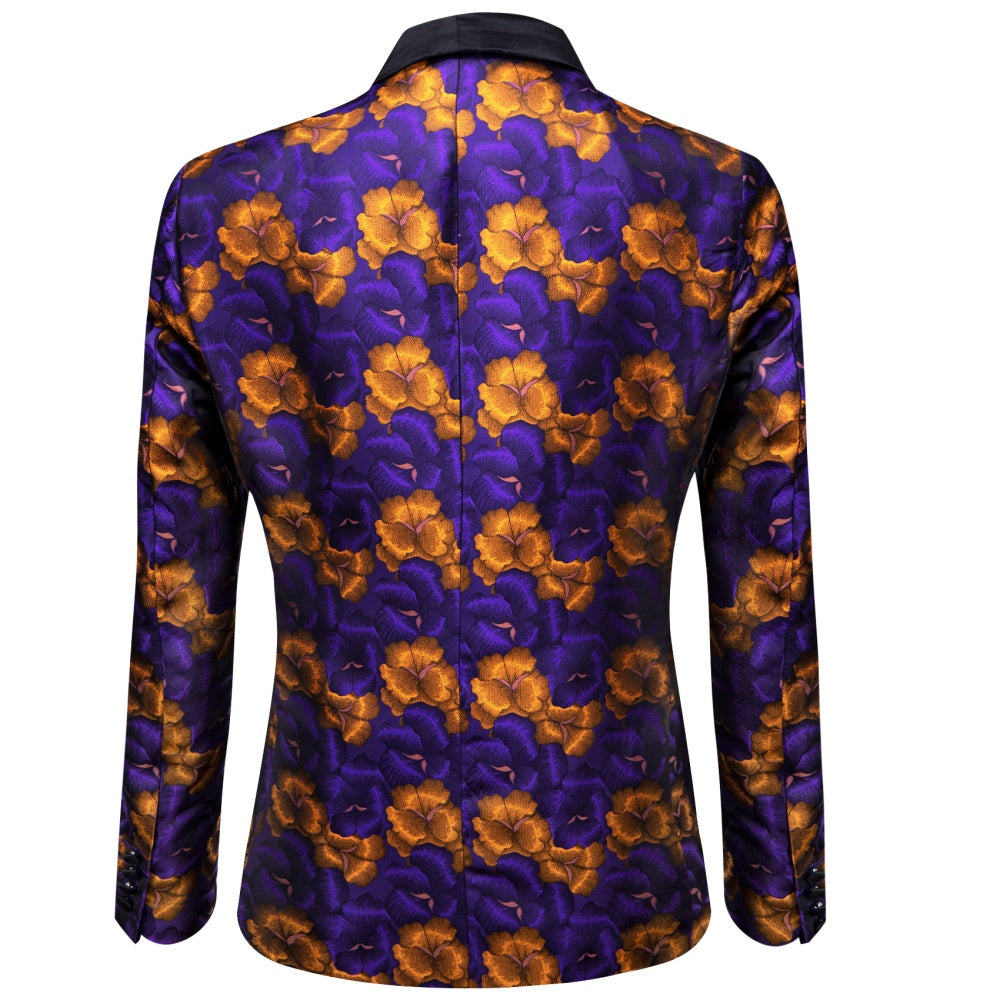 GentCrest Purple Floral Suit - Image 2