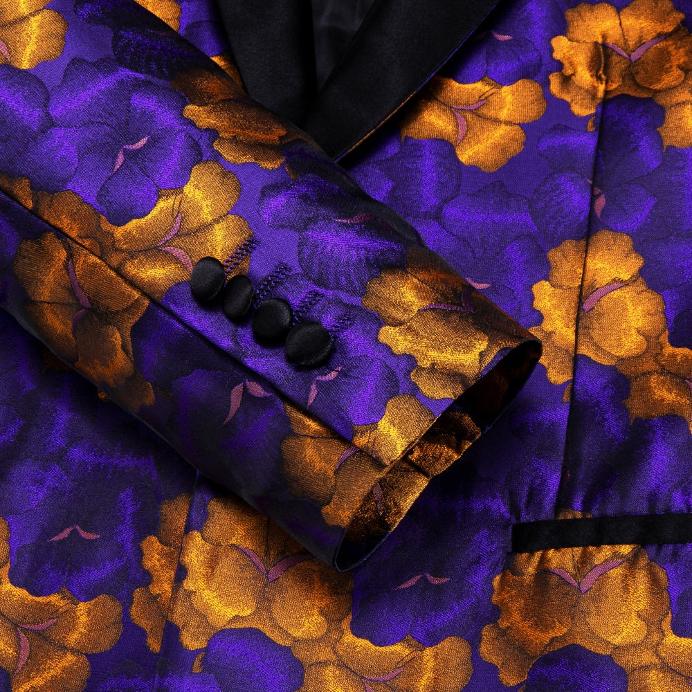 GentCrest Purple Floral Suit - Image 5