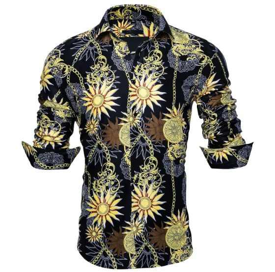 Black Elegant Dress Shirt - GentCrest - View 3