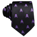 GentCrest Black Novelty Tie Hanky Cufflinks Set - Image 1