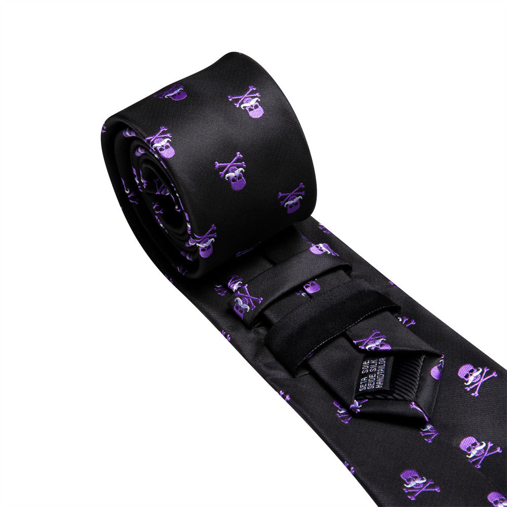 GentCrest Black Novelty Tie Hanky Cufflinks Set - Image 4