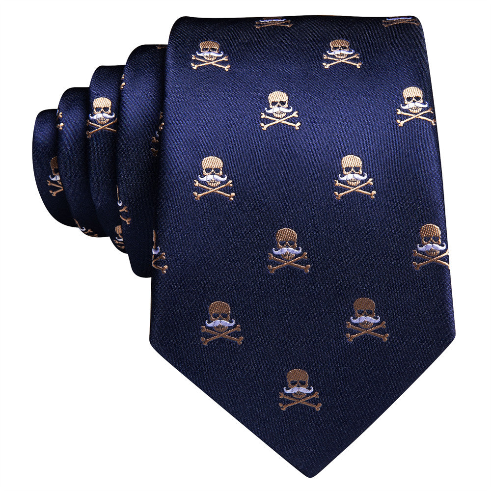 GentCrest Black Novelty Tie Hanky Cufflinks Set - Image 3