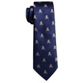 GentCrest Black Novelty Tie Hanky Cufflinks Set - Image 1