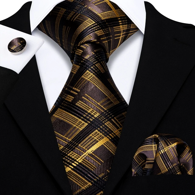 Light Lines Silk Tie Set - GentCrest