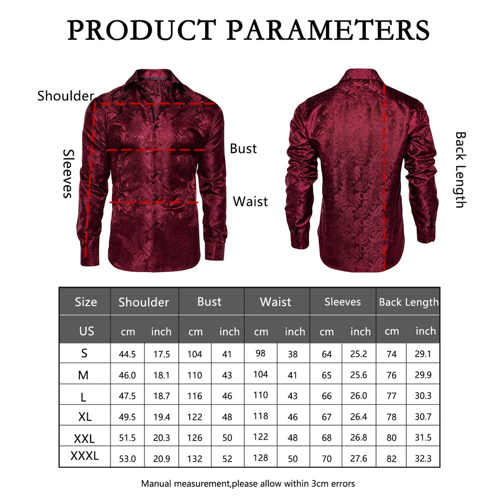 GentCrest Black Paisley Shirt - Image 4