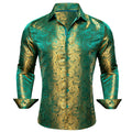 GentCrest Green Paisley Shirt - Image 1
