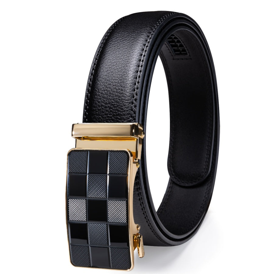 GentCrest Black Plaid Belts - Image 1