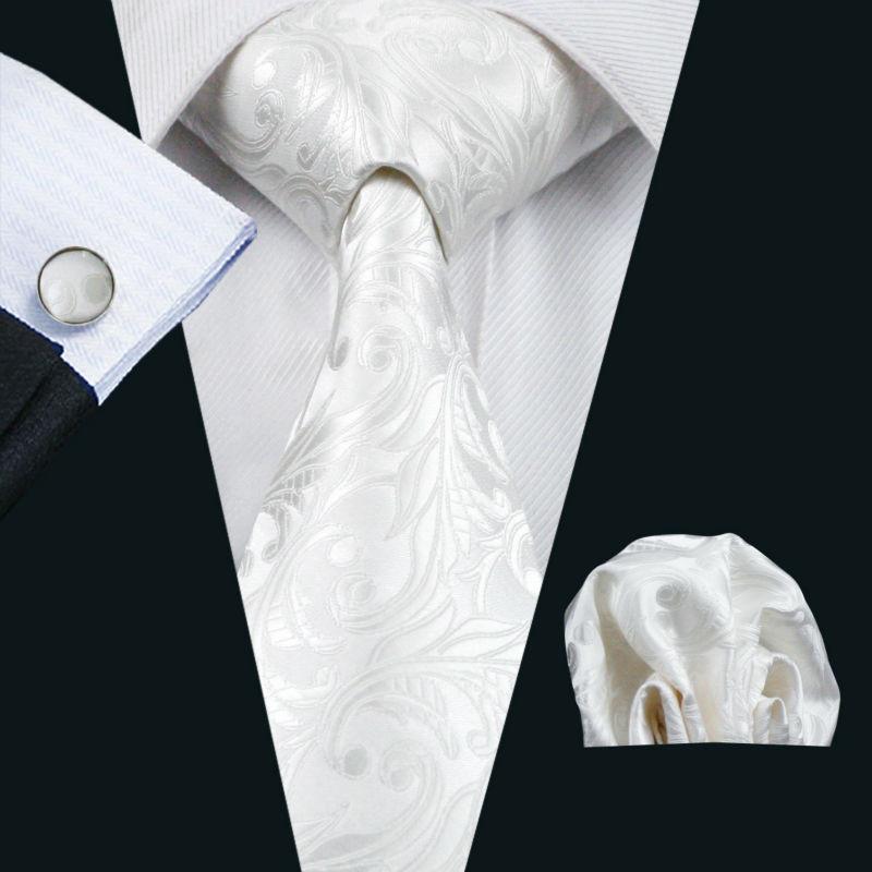 Wedding Day White Silk Tie Set - GentCrest