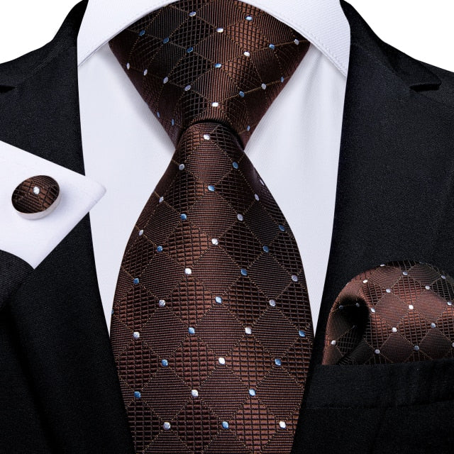 Chocolate Bar Silk Tie Set - GentCrest
