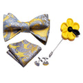 Wheat Fields Bow Tie Set - GentCrest