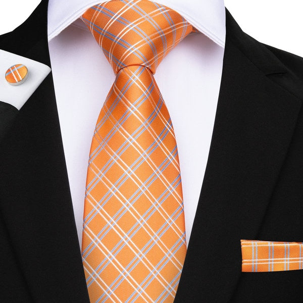 Surface Of Saturn Silk Tie Set - GentCrest