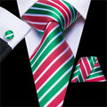 Christmas Colors Silk Tie Set - GentCrest
