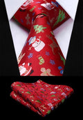 Christmas Decorations Silk Tie Set - GentCrest