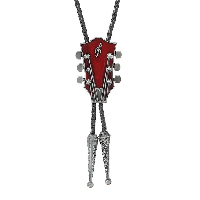Fashion Guitar Bolo Tie with Musical Flair - GentCrest - View 5